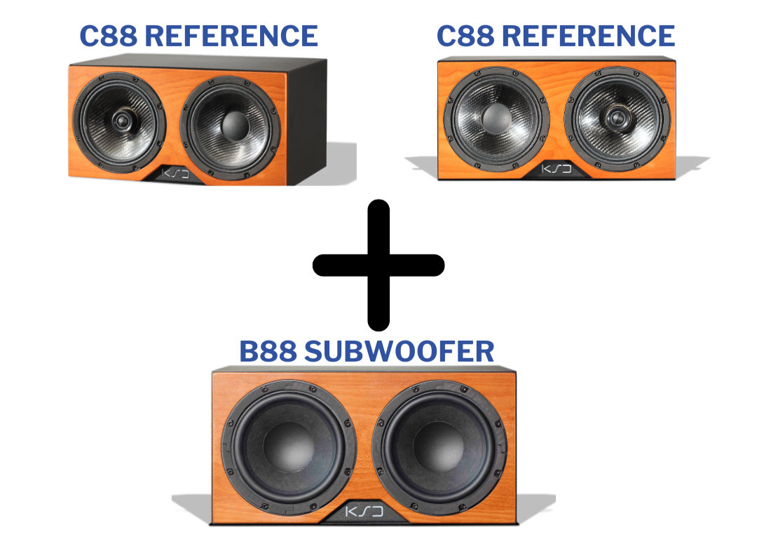 C88 Reference & B88 Subwoofer - 2.1 Bundle